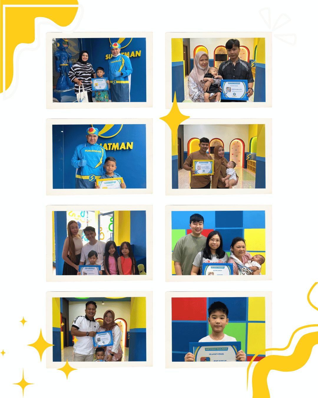 bunda ayah dan jagoan kecil sunat di sunatman